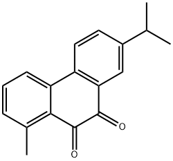 1-methyl-7-propan-2-yl-phenanthrene-9,10-dione Struktur