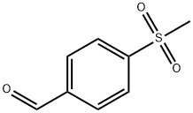 4-(メチルスルホニル)ベンズアルデヒド 化学構造式