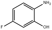 2-アミノ-5-フルオロフェノール 化学構造式