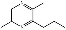 Pyrazine, 2,3-dihydro-2,5-dimethyl-6-propyl- (9CI) 化学構造式