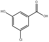 3-CHLORO-5-HYDROXY-BENZOIC ACID Structure