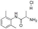 (+)-2-Amino-N-(2,6-dimethylphenyl)propanamide monohydrochloride Struktur