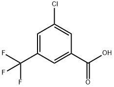 3-CHLORO-5-(TRIFLUOROMETHYL)BENZOIC ACID Struktur