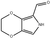 6H-1,4-Dioxino[2,3-c]pyrrole-5-carboxaldehyde, 2,3-dihydro- (9CI) Struktur