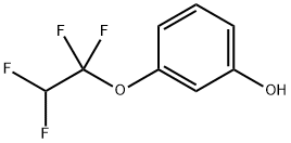 3-(1,1,2,2-テトラフルオロエトキシ)フェノール 化学構造式