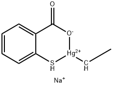 硫柳汞,54-64-8,结构式