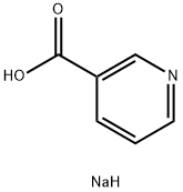 吡啶-3-羧酸钠,54-86-4,结构式