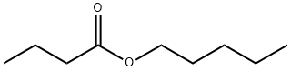 酪酸アミル 化学構造式