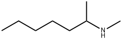 N,1-二甲基己胺 结构式