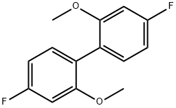 4-fluoro-1-(4-fluoro-2-methoxy-phenyl)-2-methoxy-benzene,5400-65-7,结构式