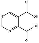 4,5-嘧啶二甲酸,54001-63-7,结构式