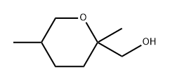 (2,5-二甲基四氢-2H-吡喃-2-基)甲醇,54004-46-5,结构式