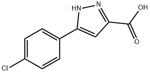 54006-63-2 5-(4-クロロフェニル)-1H-ピラゾール-3-カルボン酸
