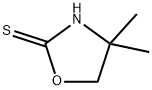 4,4-二甲基噁唑烷-2-硫酮,54013-55-7,结构式