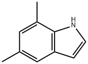 5,7-ジメチル-1H-インドール 化学構造式