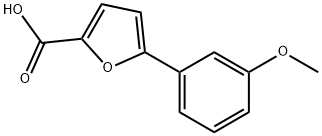 5-(3-甲氧基苯)-2-糠酸 结构式