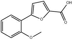 5-(2-メトキシフェニル)-2-フロ酸 化学構造式