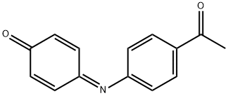 4-[(p-Acetylphenyl)imino]-2,5-cyclohexadien-1-one,54023-73-3,结构式