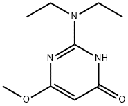 4(1H)-Pyrimidinone, 2-(diethylamino)-6-methoxy- (9CI),54028-35-2,结构式