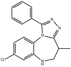 8-Chloro-5,6-dihydro-4-methyl-1-phenyl-4H-[1,2,4]triazolo[4,3-a][1,5]benzodiazepine|