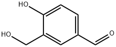 4-ヒドロキシ-3-(ヒドロキシメチル)ベンズアルデヒド 化学構造式