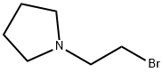 1-(2-ブロモエチル)ピロリジン 化学構造式