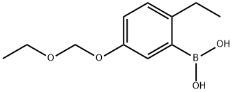 Boronic acid, [5-(ethoxymethoxy)-2-ethylphenyl]- (9CI) Structure