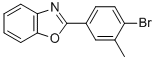 2-(4-BROMO-3-METHYL-PHENYL)-BENZOOXAZOLE,540497-25-4,结构式