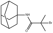 N1-(1-ADAMANTYL)-2-BROMO-2-METHYLPROPANAMIDE Structure