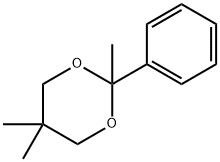 2,5,5-trimethyl-2-phenyl-1,3-dioxane Structure