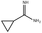 シクロプロパンカルボキシイミドアミド 化学構造式