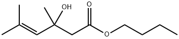 butyl 3-hydroxy-3,5-dimethylhex-4-enoate,54074-74-7,结构式