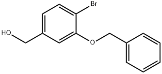 [3-(BENZYLOXY)-4-BROMOPHENYL]METHANOL 化学構造式
