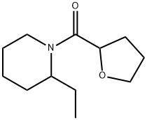 Piperidine, 2-ethyl-1-[(tetrahydro-2-furanyl)carbonyl]- (9CI) 化学構造式