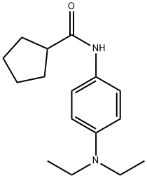 Cyclopentanecarboxamide, N-[4-(diethylamino)phenyl]- (9CI) Struktur