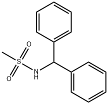 N-benzhydrylmethanesulfonamide Struktur