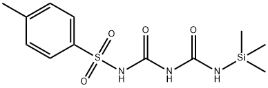 1-(4-methylphenyl)sulfonyl-3-(trimethylsilylcarbamoyl)urea|