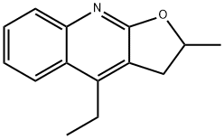 Furo[2,3-b]quinoline, 4-ethyl-2,3-dihydro-2-methyl- (9CI) Struktur