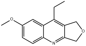 Furo[3,4-b]quinoline, 9-ethyl-1,3-dihydro-7-methoxy- (9CI) Struktur