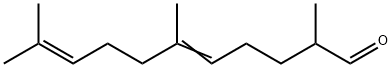 2,6,10-三甲基-5,9-十一烷二烯醛 结构式