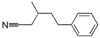 3-methyl-5-phenylpentanenitrile  Structure