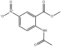 Метил 2-(ацетиламино)-5-нитробензоа структура
