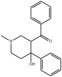 (4-hydroxy-1-methyl-4-phenyl-3-piperidyl)-phenyl-methanone Structure