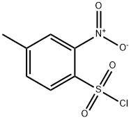 4-メチル-2-ニトロベンゼンスルホニルクロリド 化学構造式