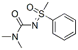 N-[(ジメチルアミノ)カルボニル]-S-メチル-S-フェニルスルホキシミド 化学構造式