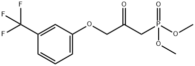 Dimethyl [2-oxo-3-[3-(trifluoromethyl)phenoxy]propyl]phosphonate Struktur