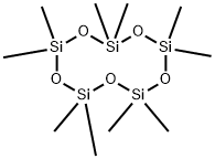デカメチルシクロペンタシロキサン 化学構造式