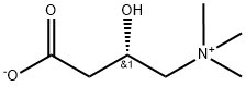 (2S)-N,N,N-トリメチル-2-ヒドロキシ-3-カルボキシラト-1-プロパンアミニウム 化学構造式