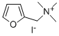 N,N,N-トリメチル-2-フランメタンアミニウム·ヨージド 化学構造式