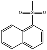メチル(1-ナフチル)スルホン 化学構造式
